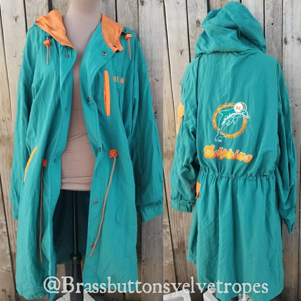 NFL Vintage Miami Dolphins Windbreaker size XL